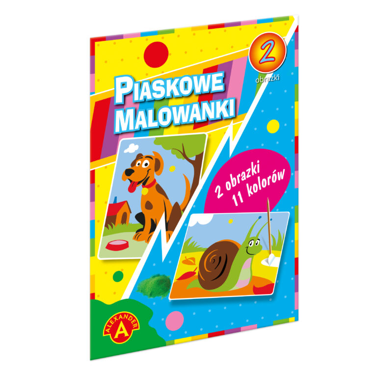 1400 Piaskowe Malowanki - Pies i Ślimak